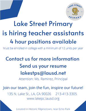 TA hiring flyer